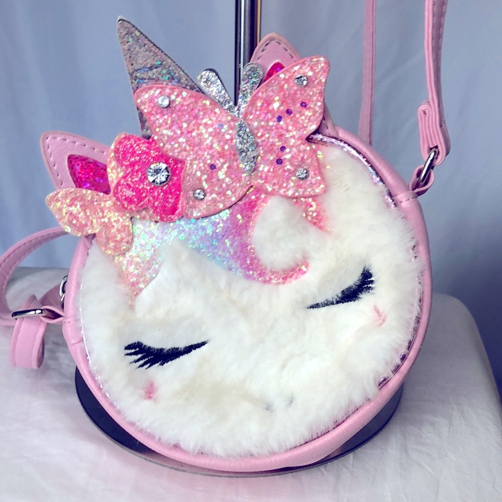 OMG pink Accessories Kids Miss Gwen Butterfly Crown.